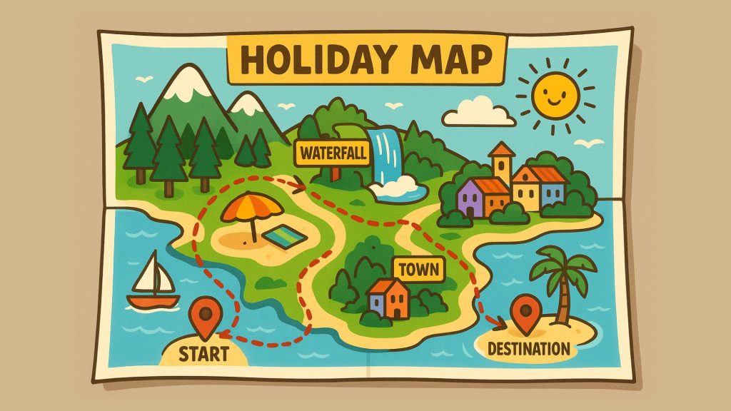 Create your ultimate road trip using a maps app